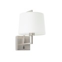Lampe murale en acier LED intégrée acier brossé PEZENS