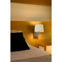 Lampe murale en acier LED intégrée acier brossé LICHIOT