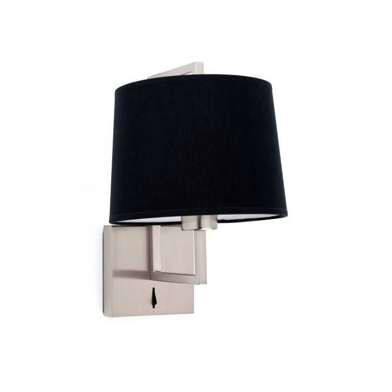 Lampe murale en acier LED intégrée acier brossé CAPBAT