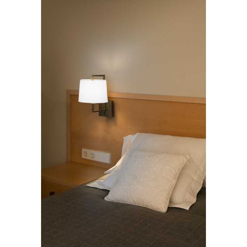 Lampe murale en acier E27 or antique MONTANS