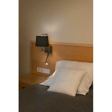 Lampe murale en acier E27 or antique CORDES