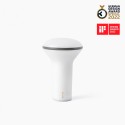 Lampe de table en polycarbonate LED intégré blanc FOSSEUX