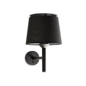 Lampe murale en acier E27 noir mat SALOMON