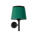 Lampe murale en acier E27 noir mat CARLUS