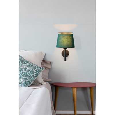 Lampe murale en acier E27 noir mat CARLUS