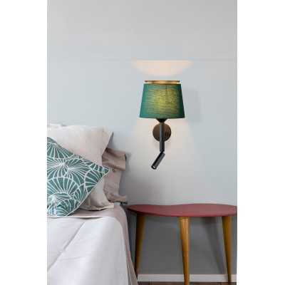Lampe murale en acier E27 noir LA FONT