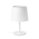 Lampe de table en acier E27 blanc CHAPPES