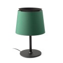 Lampe de table en acier E27 noir mat CHANAS