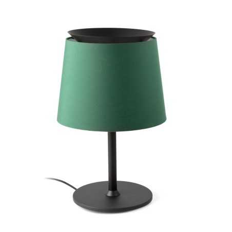 Lampe de table en acier E27 noir mat CHANAS