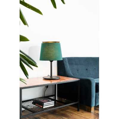 Lampe de table en acier E27 noir mat CHANAS