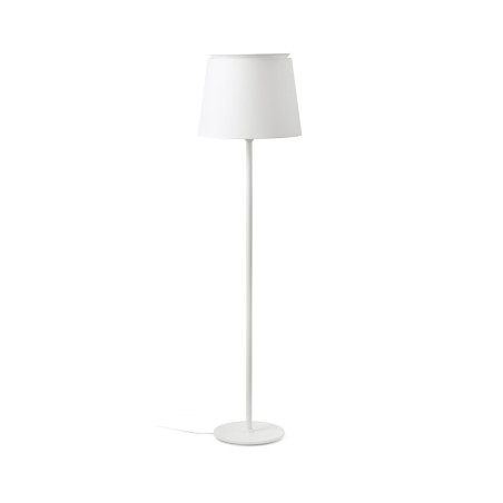 Lampe de sol en acier E27 blanc mat VAILHAN