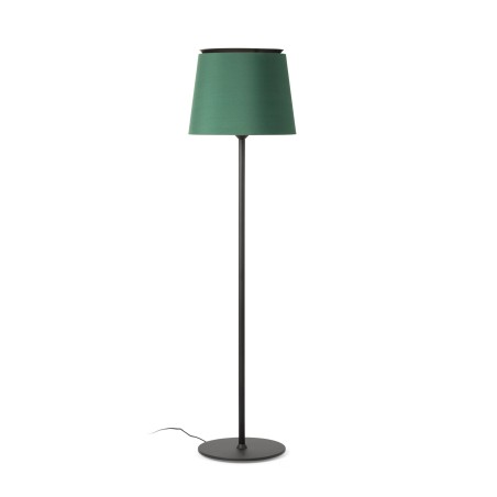 Lampe de sol en acier E27 noir mat CREQUY