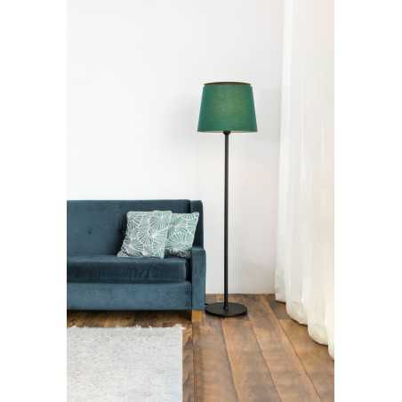 Lampe de sol en acier E27 noir mat CREQUY