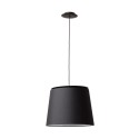 Lampe de plafond en acier E27 noir VIMONT