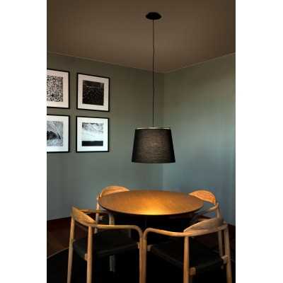 Lampe de plafond en acier E27 noir VIMONT