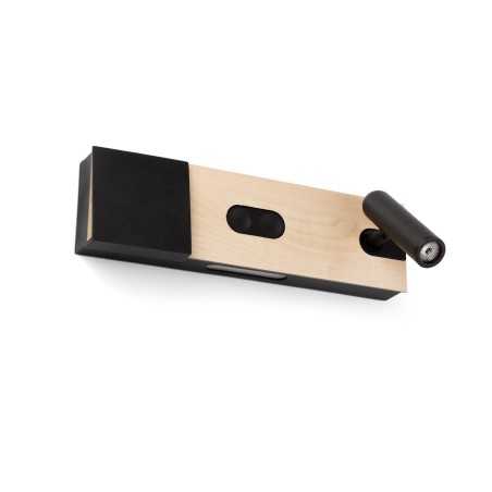 Lampe murale en bois LED intégré bois VALLANT