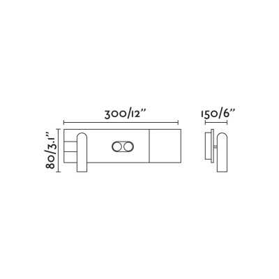 Lampe murale en bois LED intégré bois VALLANT