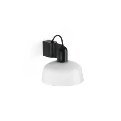 Lampe murale en aluminium E27 noir BEUGNY