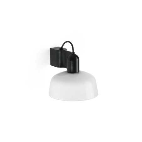 Lampe murale en aluminium E27 noir BEUGNY