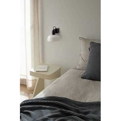 Lampe murale en aluminium E27 noir BEUGNY