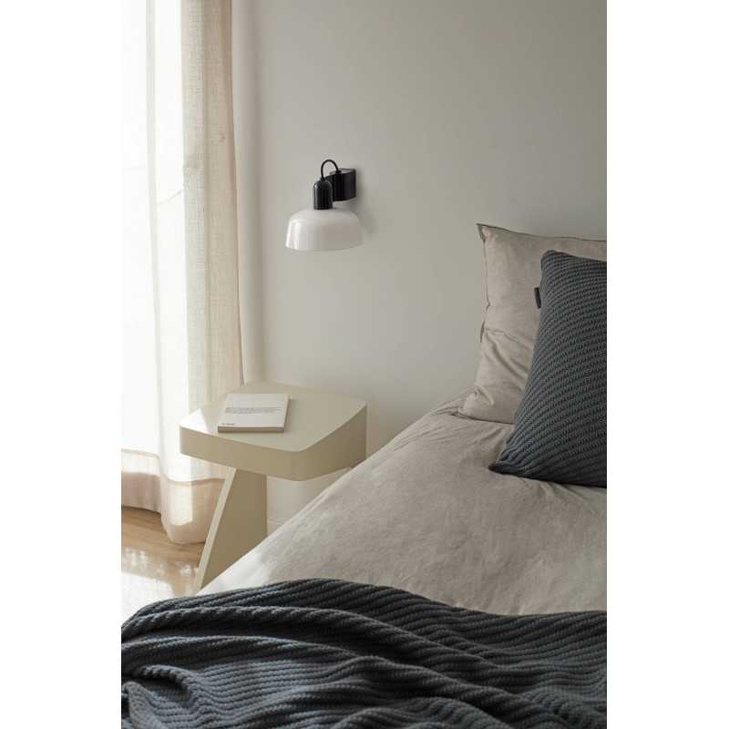Lampe murale en aluminium E27 noir BEUGNY