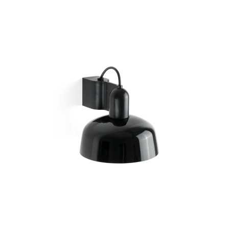 Lampe murale en aluminium E27 noir FLABAS