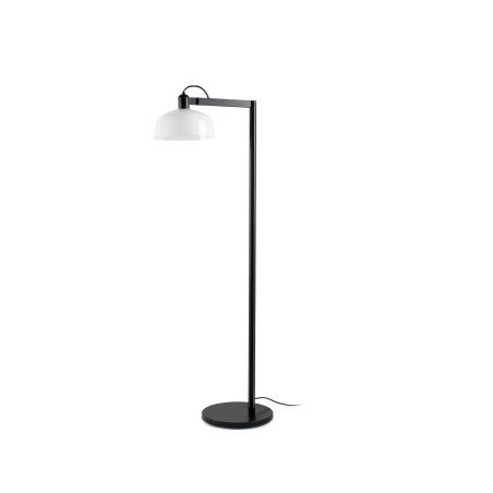 Lampe de sol en acier E27 noir PARCOUL