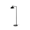Lampe de sol en acier E27 noir PLAGNES