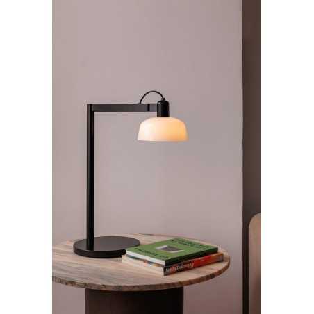Lampe de table en acier E27 noir ASNOIS