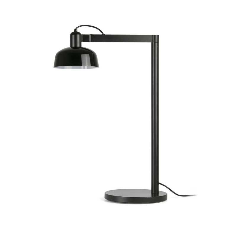 Lampe de table en acier E27 noir GREZES