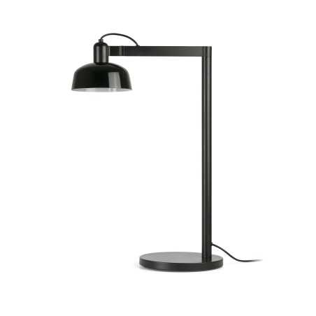 Lampe de table en acier E27 noir GREZES