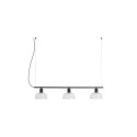 Lampe de plafond en acier E27 noir BENNAC