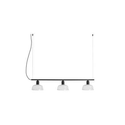 Lampe de plafond en acier E27 noir BENNAC