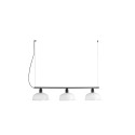 Lampe de plafond en acier E27 noir VESSAC