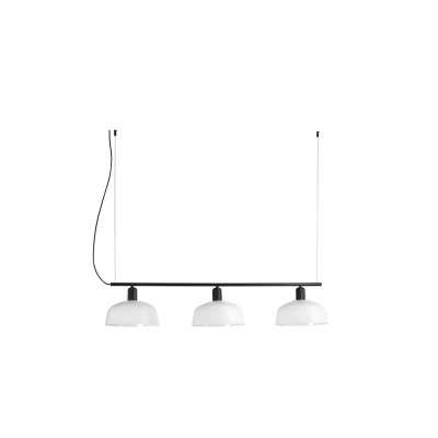 Lampe de plafond en acier E27 noir VESSAC