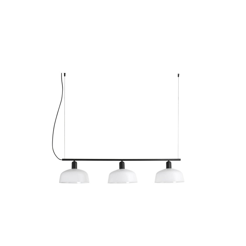 Lampe de plafond en acier E27 noir VESSAC