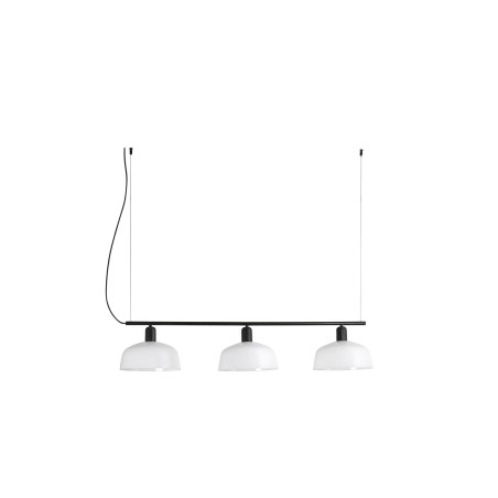 Lampe de plafond en acier E27 noir VESSAC