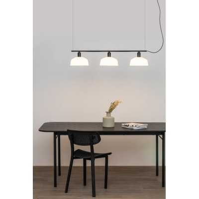 Lampe de plafond en acier E27 noir VESSAC