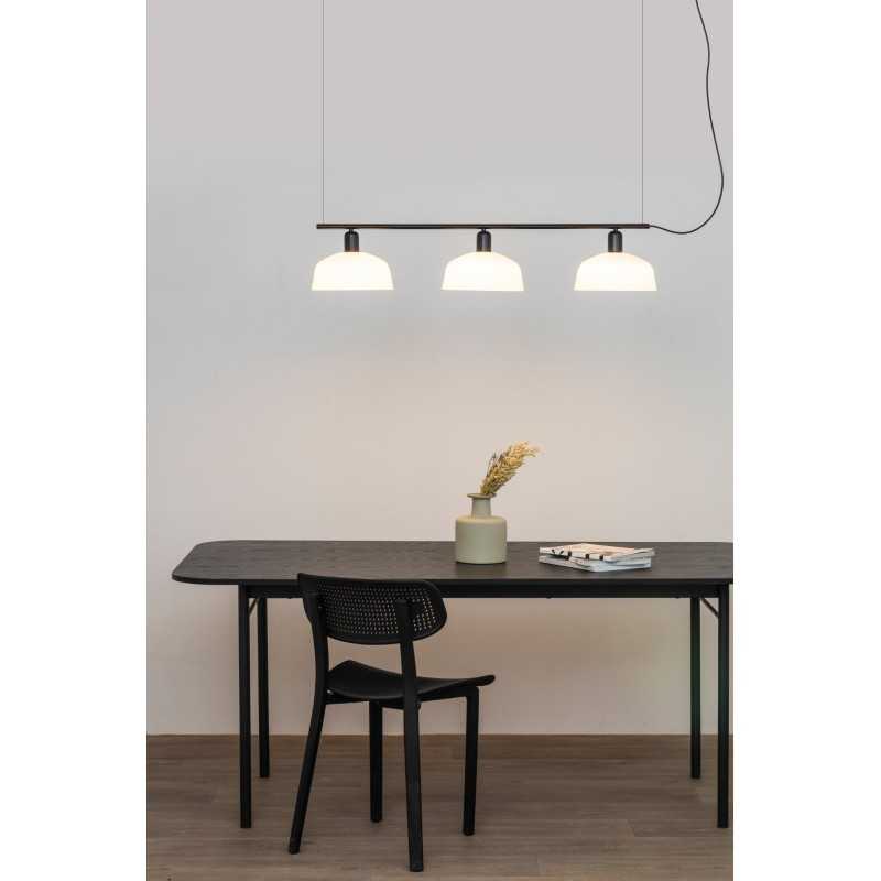Lampe de plafond en acier E27 noir VESSAC