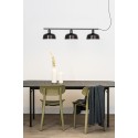 Lampe de plafond en acier E27 noir SALIGNY