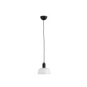 Lampe de plafond en acier E27 noir HACHAN