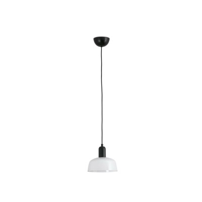 Lampe de plafond en acier E27 noir HACHAN