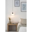 Lampe de plafond en acier E27 noir HACHAN