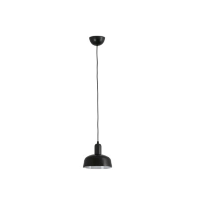 Lampe de plafond en acier E27 noir VAYCHIS