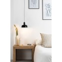 Lampe de plafond en acier E27 noir VAYCHIS