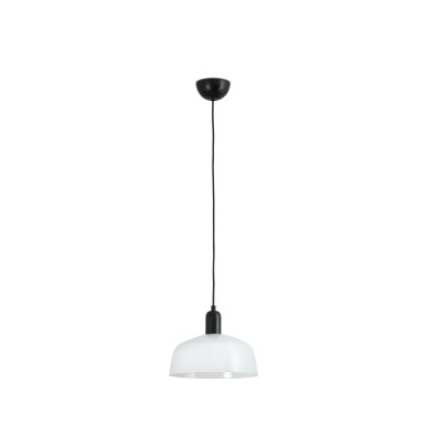 Lampe de plafond en acier E27 noir CARNAS