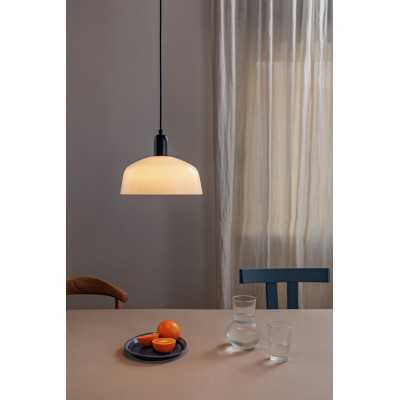 Lampe de plafond en acier E27 noir CARNAS