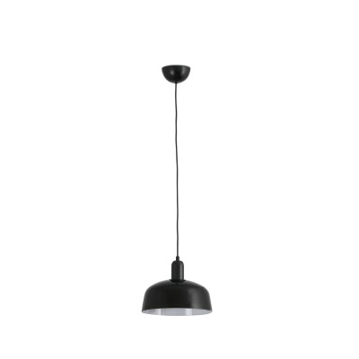 Lampe de plafond en acier E27 noir AMBLENY