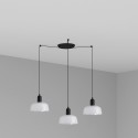 Lampe de plafond en acier E27 noir GRAUZOU