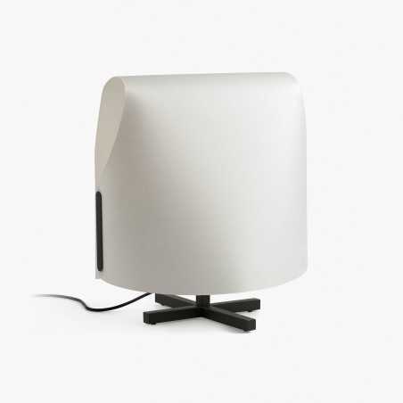 Lampe de table en acier E27 noir KERMEUR